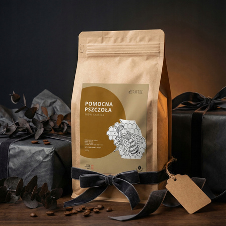 CRAFTBE Kawa Ziarnista Pomocna Pszczoła 1kg