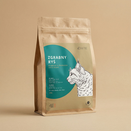 CRAFTBE Kawa ziarnista Zgrabny Ryś 250g