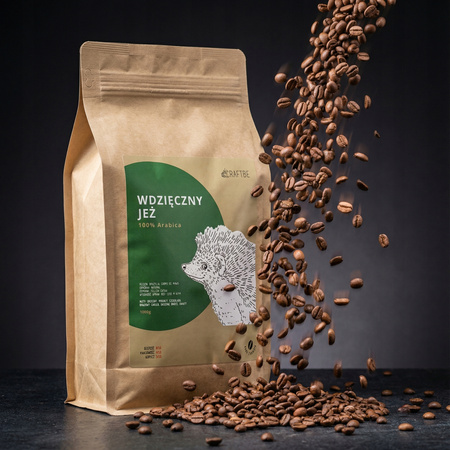 CRAFTBE Kawa Ziarnista Wdzięczny Jeż 1kg