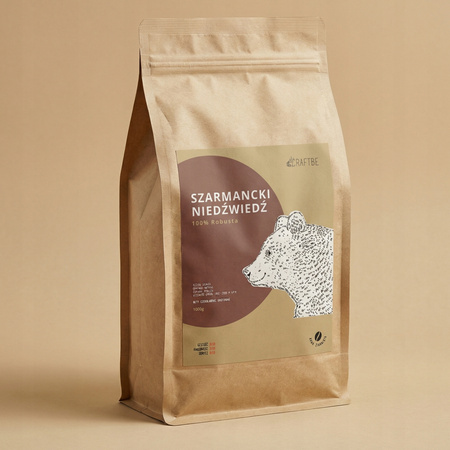 CRAFTBE Kawa Ziarnista Szarmancki Niedzwiedź 1kg