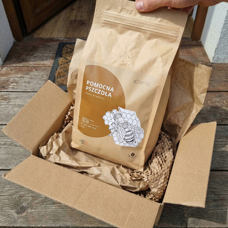 CRAFTBE Kawa Ziarnista Pomocna Pszczoła 1kg