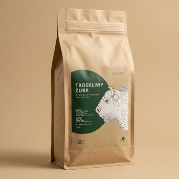 CRAFTBE kawa ziarnista Troskliwy Żubr 1kg
