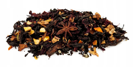 ROZGRZEWAJĄCA HERBATA ZIMOWA GRZANIEC KORZENNY ŚWIATECZNA NA PREZENT CZARNA