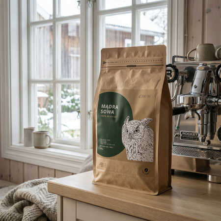 CRAFTBE Kawa Ziarnista Mądra Sowa1kg