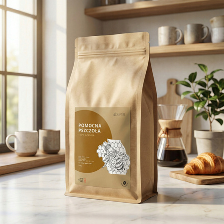 CRAFTBE Kawa Ziarnista Pomocna Pszczoła 1kg