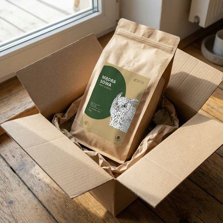 CRAFTBE Kawa Ziarnista Mądra Sowa1kg