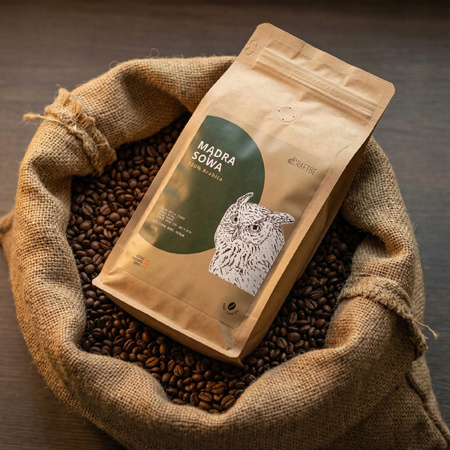 CRAFTBE Kawa Ziarnista Mądra Sowa1kg