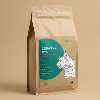 CRAFTBE Kawa ziarnista Zgrabny Ryś 1kg
