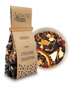 Craftbe Foods Herbata Czarna Cytrusowe Szaleństwo 60g